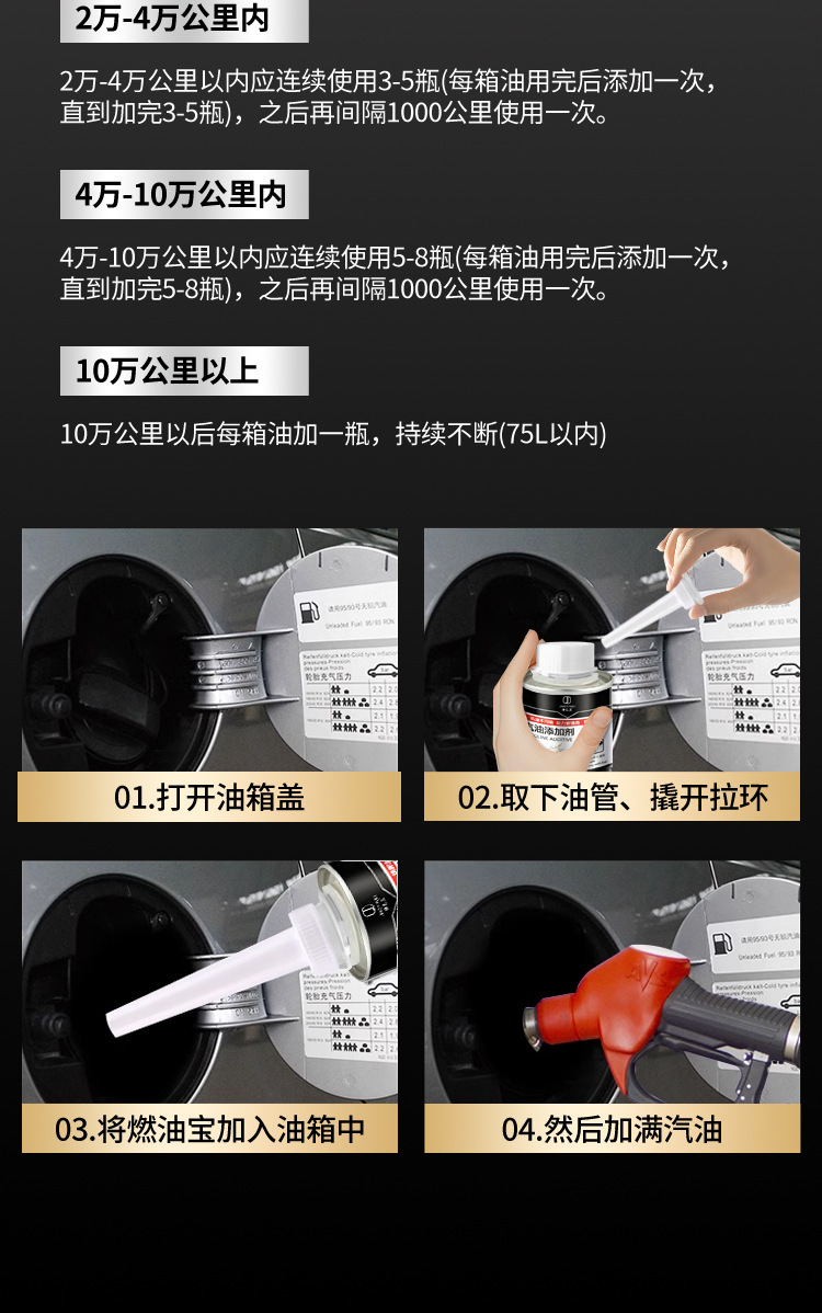 German Hb Mercedes-Benz Gasoline Additive Fuel Treasure E-Class S-Class Gl Special Car Engine Carbon Deposit Removal Cleaner