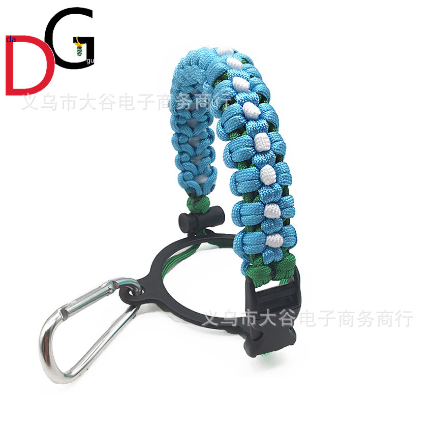 Amazon Venta caliente paraguas cuerda taza mango hidro frasco taza cuerda manejar cuerda todo tipo de cuerda en forma de flor