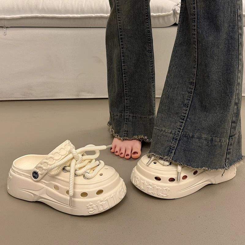 Super Popular Thick-Soled Clogs for Women 2025 New Fashion Eva Slippers for Summer Outdoor Wear Non-Slip Height-Increasing Sandals for Petite Individuals Super Popular Thick-Soled Clogs for Women 2025 New Fashion Eva Slippers for Summer Outdoor Wear Non-Slip Height-Increasing Sandals for Petite Individuals