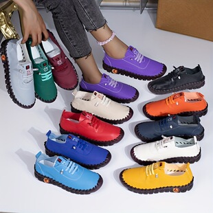 I 74321 Stitched Rubber Sole Flats ܛ�׆�Ь �羳���R�d�W����