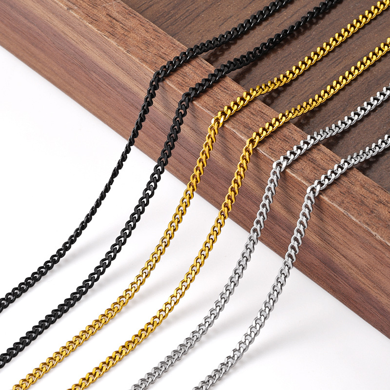 Double-sided chain stainless steel handmade
