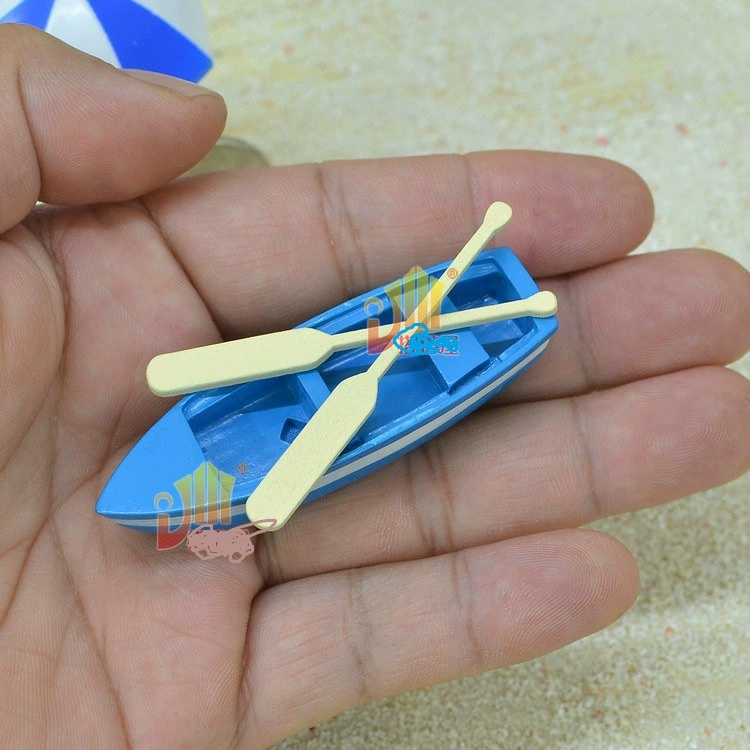 [Средиземноморская лодка + 2 весла] Пляжная Приморская модель дизайн микропейзаж украшение из смолы ландшафтный дизайн пляжа