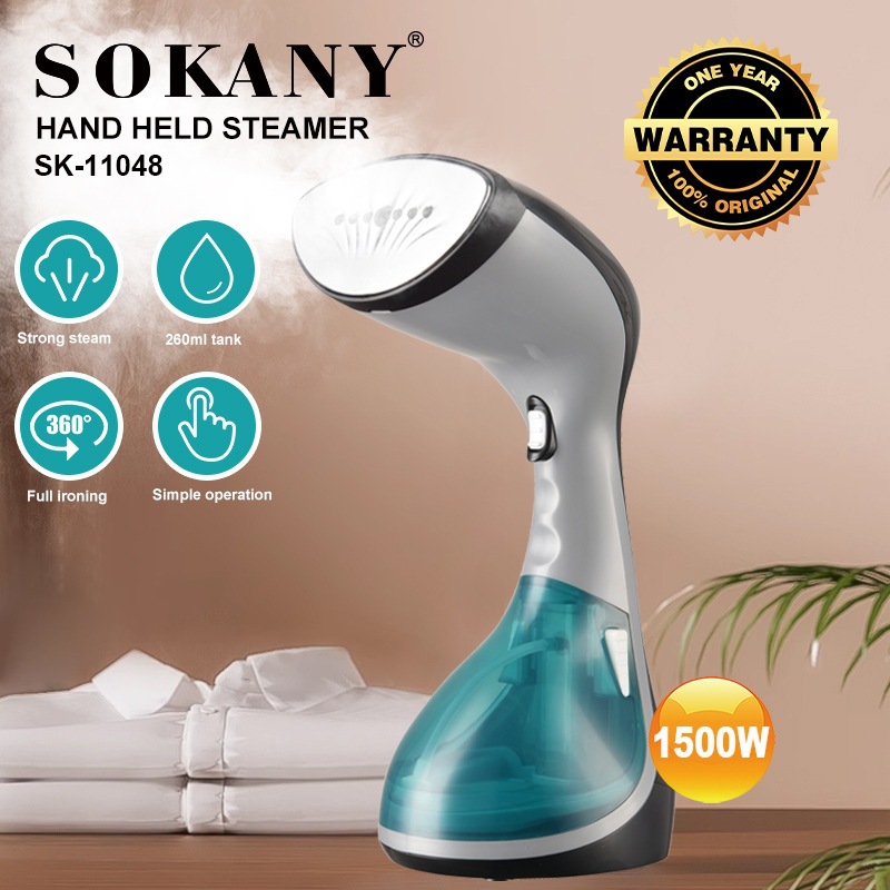 Export SOKANY11048 ironing brush, a portable, handheld ironing brush for home use, a small garment steamer, a steam brush, IRON