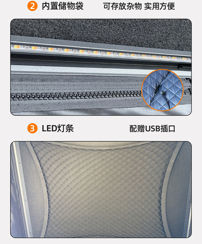 Roof Tent Hard Top Tank 300Suv Wrangler Pickup Great Wall Gun Car Car Tent Universal Type