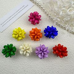ビーズ立体花diy手作り携帯ケース包みブローチキーホルダー飾りイヤリングアクセサリー