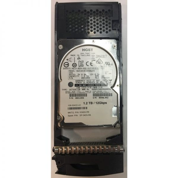 X425A-R6 NetApp 1.2 ТБ 12Gb/s 2.5" SAS SSD, новый жесткий диск