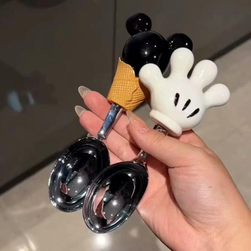 卡通米奇设计冰淇淋水果勺子|undefined