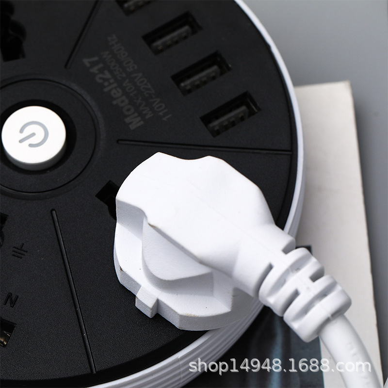 217#4USB SOCKET de alimentación de escritorio enchufe iraní enchufe de comercio exterior filipino enchufe de Indonesia