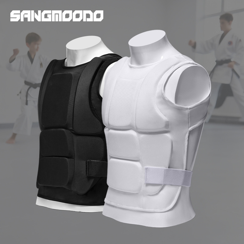 Karate Chest Armor Armor Competition Protective Gear Men's and Women's Actual Boxing Training Taekwondo Thickeneded Fighting Protective Gear