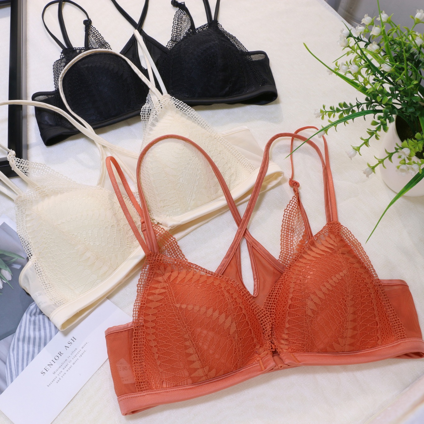 Sexy wireless bra