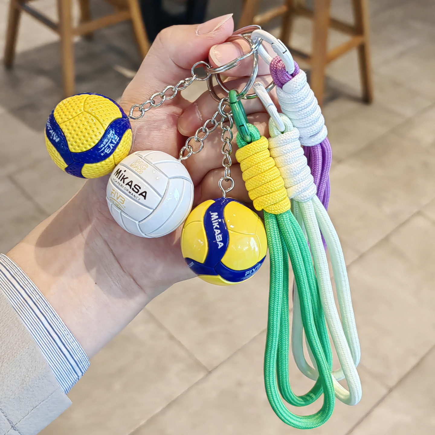 Nuevo llavero de voleibol bolso creativo colgante chino mujer y hombre mikasa fila mini recuerdos premios de competencia