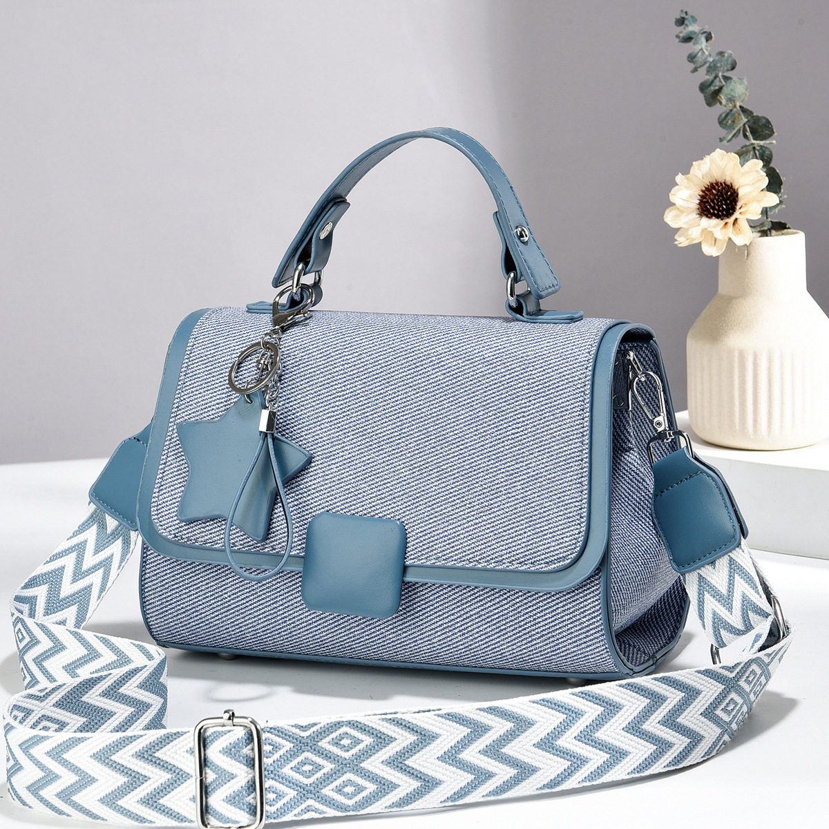 Fábrica de bolsos de mujer 2024 moda de hombro nuevo otoño bolsos de mano bolsos de madre bolsos