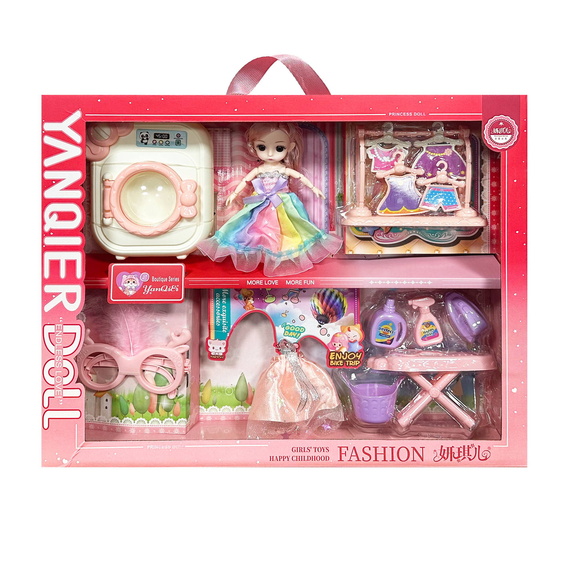 Niña pequeña princesa Barbie muñeca accesorios juegos infantiles juegos de entrenamiento instituciones de inscripción gran caja de regalo de intercambio image 6