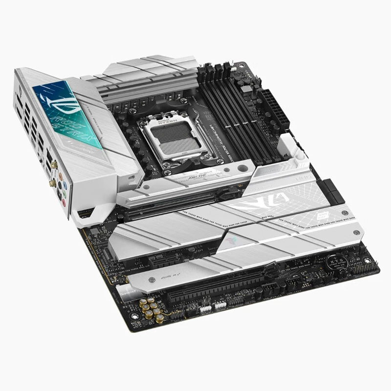 Материнская плата ASUS ROG Strix X670E-A GAMING WIFI Blowing Snow, подходит для сокета AM5, совместима с CPU 7950X