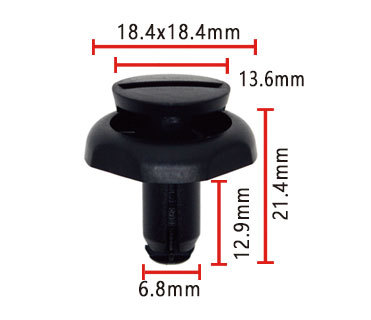 Aplicable a la hebilla B166OE del clip del parachoques del localizador del empuje de la fuente de Volkswagen Audi: 53259-20030