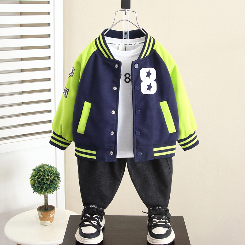 5888 Chaqueta de dinosaurio para niños Otoño Camisa con capucha de estilo occidental para niños 2024 Nuevo estilo Niño bebé Primavera y otoño Moda