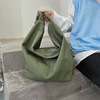 Capacious shopping bag, one-shoulder bag, shoulder bag, cloth bag, wholesale, for students