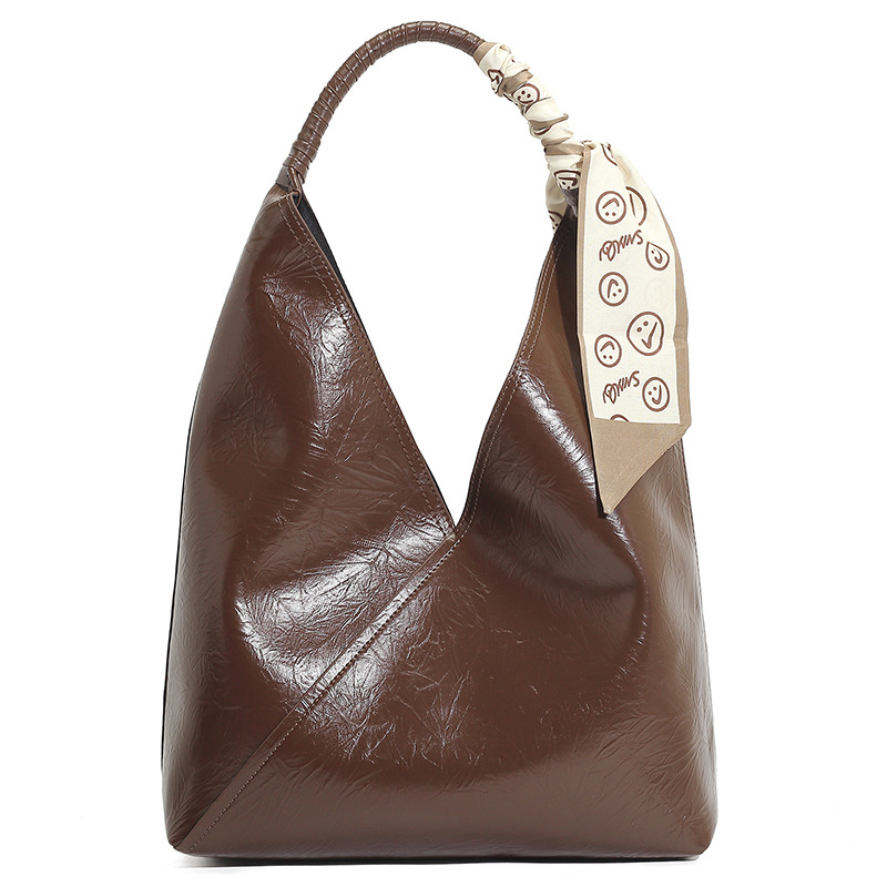 Borsa tote per il tempo libero per madre e figlio di grande capacità 2024, borsa da donna a tracolla singola in tinta unita di fascia alta_voghion.com