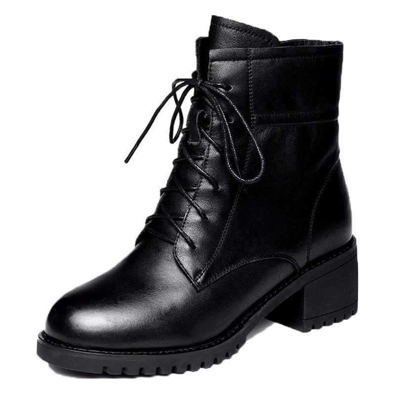 Ботинки Martin женские 2022 Новая мода Британский ветер из мягкой кожи в толстых и универсальных женских ботинках производители продают