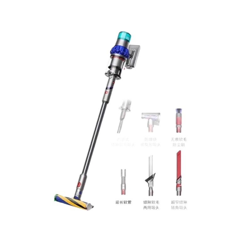 戴森（DYSON）V15 Detect Fluffy无绳吸尘器新一代蓝色手持除螨|undefined