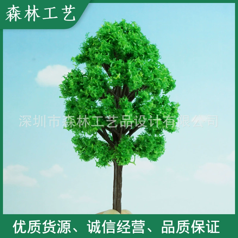 Модель здания Дерево Мох Микро Пейзаж Фон Зеленый Поддельное Дерево Аксессуары Для Микро Пейзажа Османтус-Мезопорное Дерево Порошок