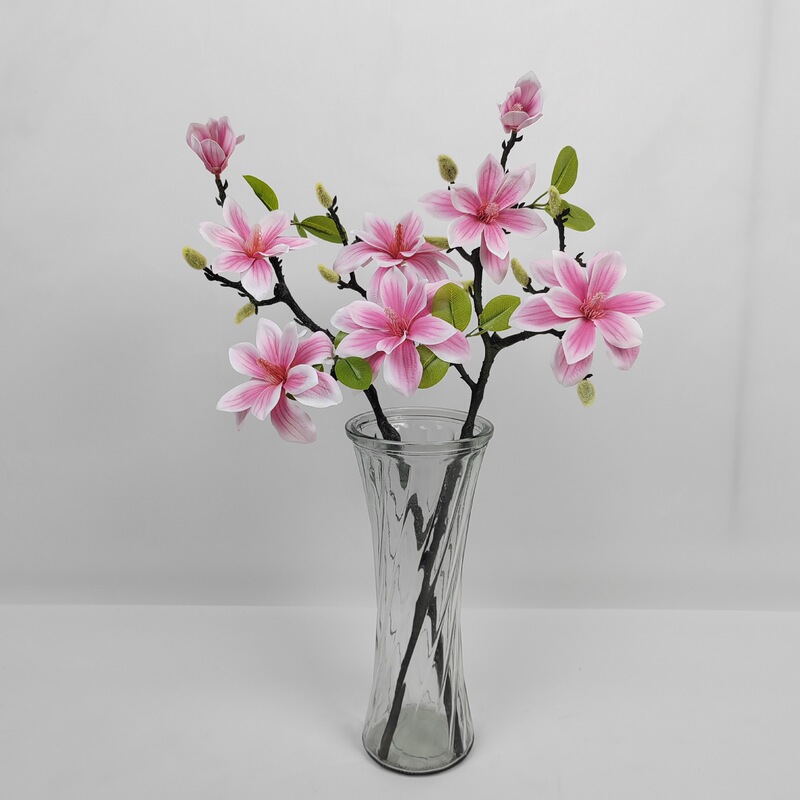 New high-end European-style simulation magnolia flower desktop display high-end living room indoor restaurant coffee table high-end feeling outfit