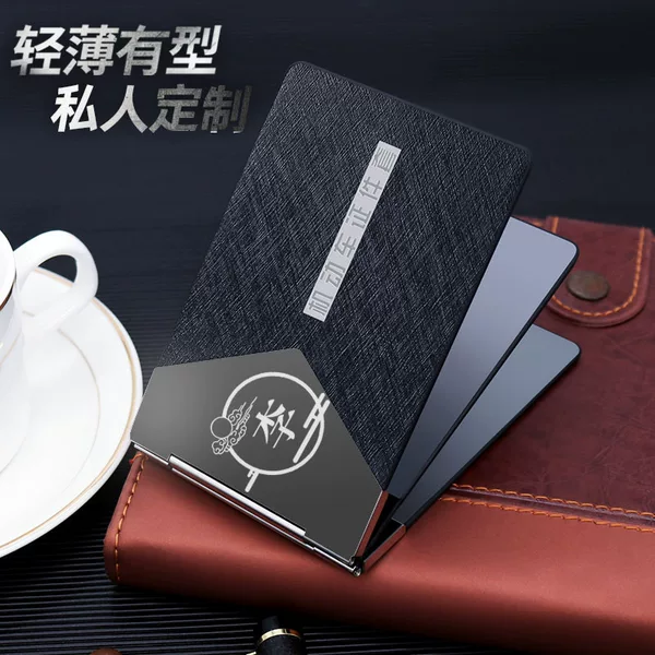 Cross-Border Metal Driver's License Holder, Driving License Leather Case, Driver's License Book Protective Cover, Metal Style, 4 Card Slots, 2 Cards