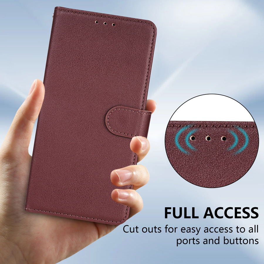 Flip Leather Protective Case With Card Slot For Samsung Series_voghion.com