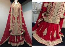 新品上市回族婚服穆斯林婚紗巴基斯坦全手工印度新娘楞哈紗麗巴服