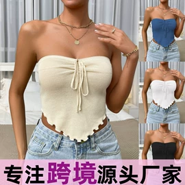 女式针织衫;毛衣;吊带背心