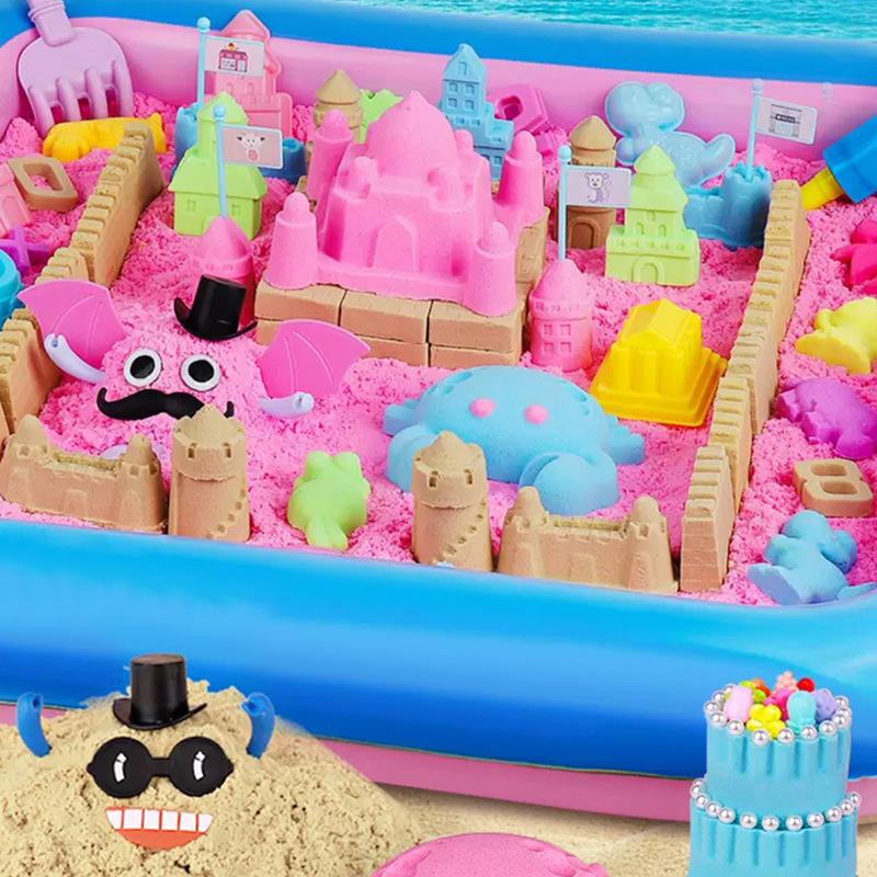 Children's space toy sand suit color magic sand puzzle clay safety non-toxic plasticine playground sand