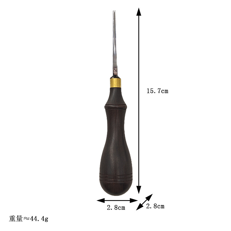 Fábrica directa sándalo borde cortador cuchillo biselado DIY cuero herramienta profesional recorte cuero borde cortador