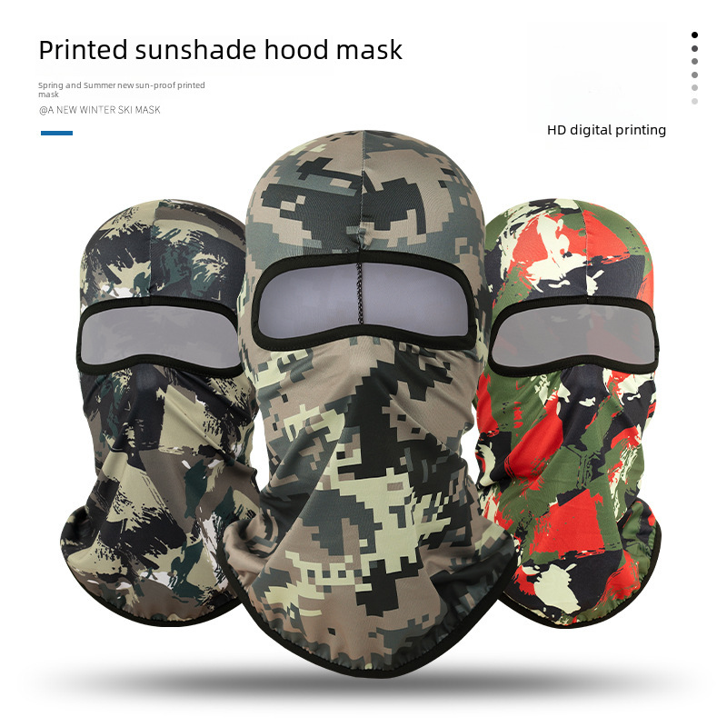 Ruidong Cross-Border Outdoor Four-Season Cycling Sports Mask Camouflage Headscarf Cycling Hood Liner Masked Hat in Stock
