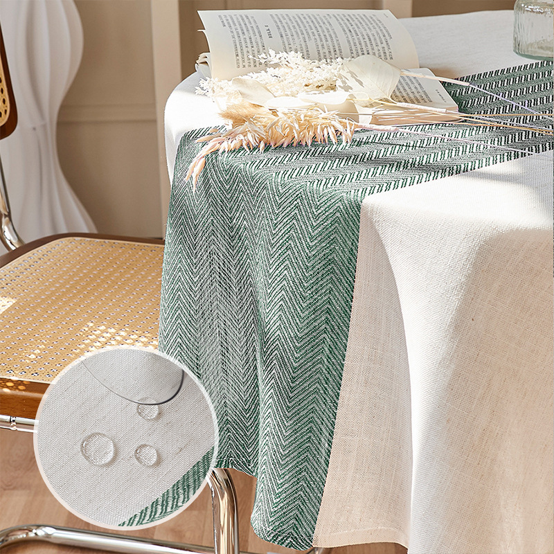 Waterproof Wave Tablecloth - Verde