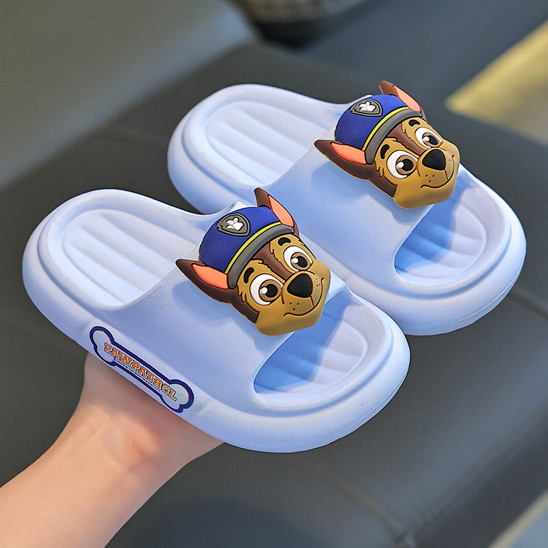 Wang Wang team children's sandals and slippers summer boys and girls cartoon EVA indoor home non-slip little boy baby slippers