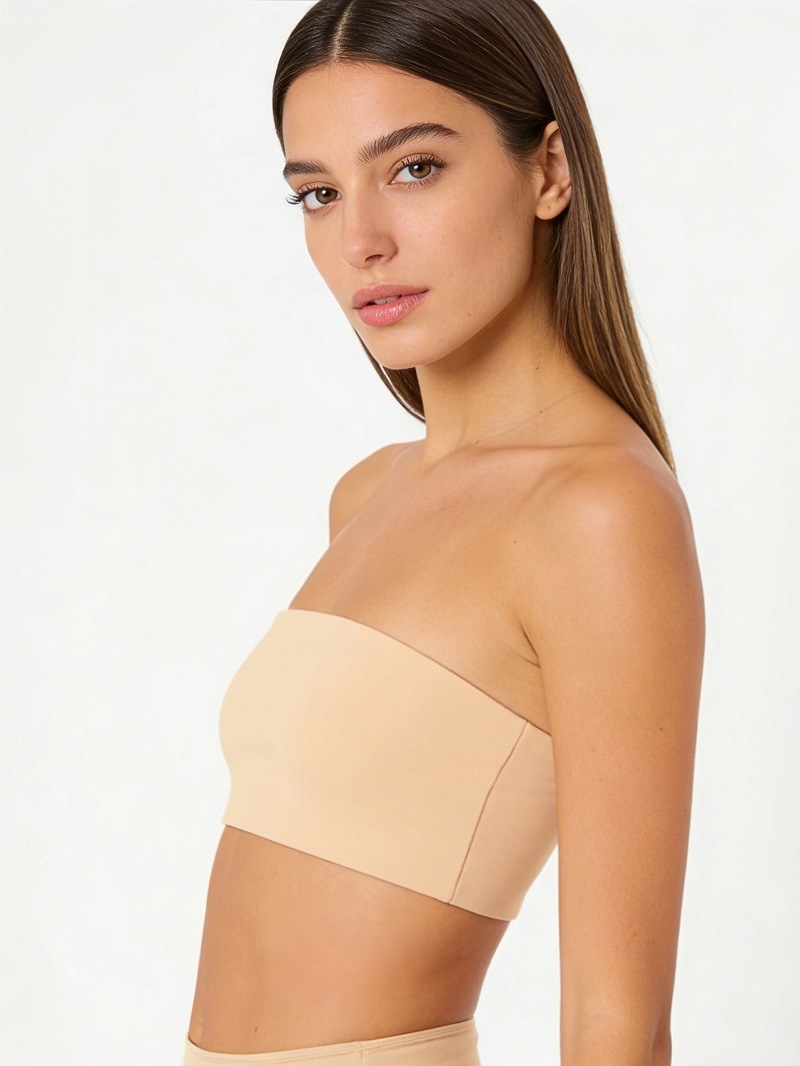 Strapless bandeau top sexy ademend en naadloos voor dames_voghion.com