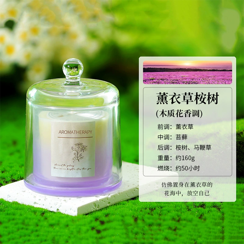 Aromatherapy, glass perfumed candle, DIY