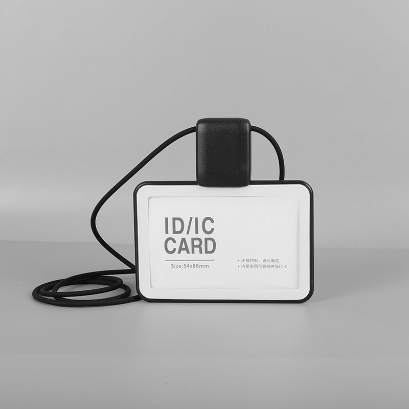 끈이 있는 흑백(가로 스타일)