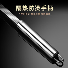 GDAY Stainless Steel Colander Wire Mesh Household Kitchen Large Deep Fry Oil Drain Filter with Hook Noodle Skimmer Hot Pot Scoop