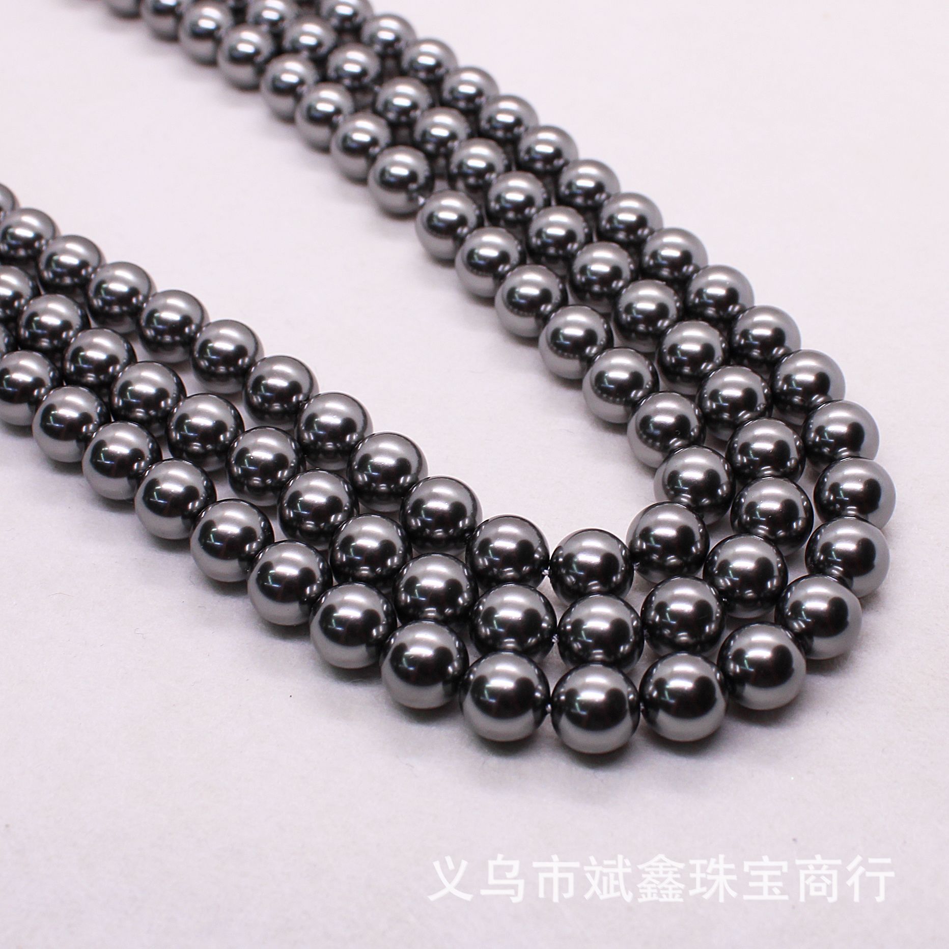 斌鑫ジュエリー7a高品質施家瑠璃真珠散珠直孔貝殻真珠diyアクセサリー部品バッチ