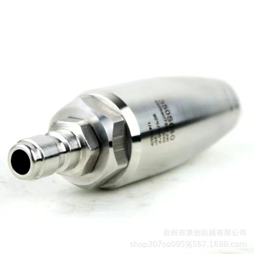 Cross-border high-pressure water gun rotating nozzle stainless steel high-pressure ceramic cleaning lotus nozzle to remove advertising root carving and rust removal