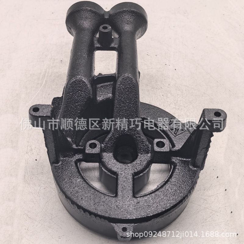 Accesorios de estufa de gas incrustados, cabeza de estufa de fuego de hierro fundido, cabeza de pistola izquierda, cabeza de estufa integrada y núcleo de tapa de fuego dividido