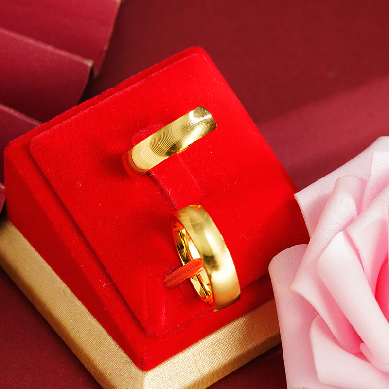 Anillo de oro Arena de Vietnam Seiko anillo de ojo de gato moda simple transfronteriza en vivo al por mayor suministro de anillo de aleación de cobre