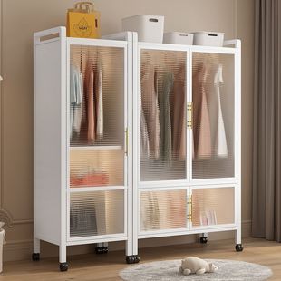 Large Capacity Simple Wardrobe Mobile Household Bedroom Storage Cabinet Children Baby Storage Cabinet Baby Large Wardrobe
