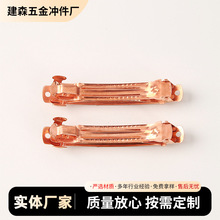 韩国弹簧夹8公分宽三片DIY饰品配件蝴蝶结毛胚发夹批发