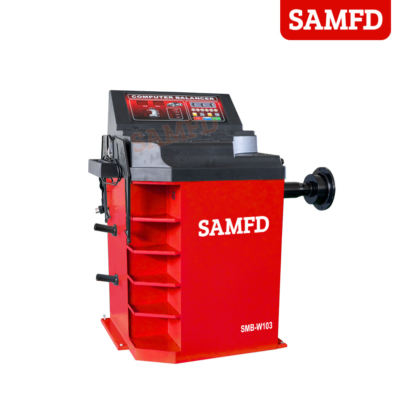 Máquina automática de equilibrio dinámico infrarrojo láser, equilibrador de neumáticos de automóvil pequeño y mediano, equipo de mantenimiento de automóviles para SUV de automóvil