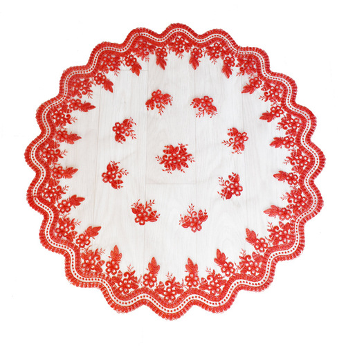 Wedding double-layer lace air-conditioning cover wedding room layout red multi-purpose cover festive cylindrical air-conditioning dust-proof cover