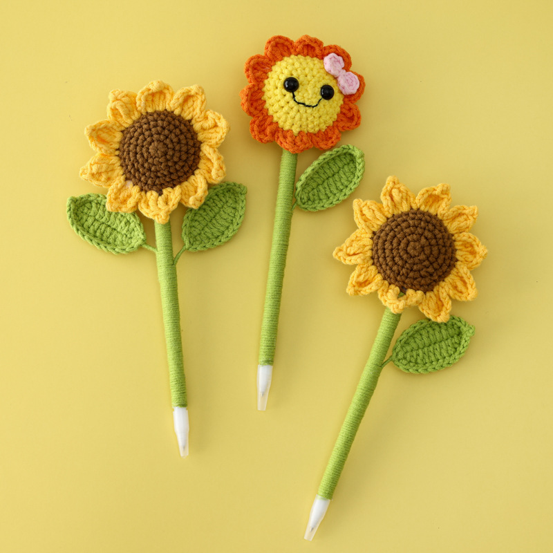 Single Leaf Sunflower Pen