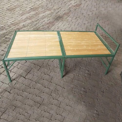 Emergency Bamboo Board Portable Simple Camping Folding Bed Rescue Folding Bed Reinforced Nap Bamboo Board Bed