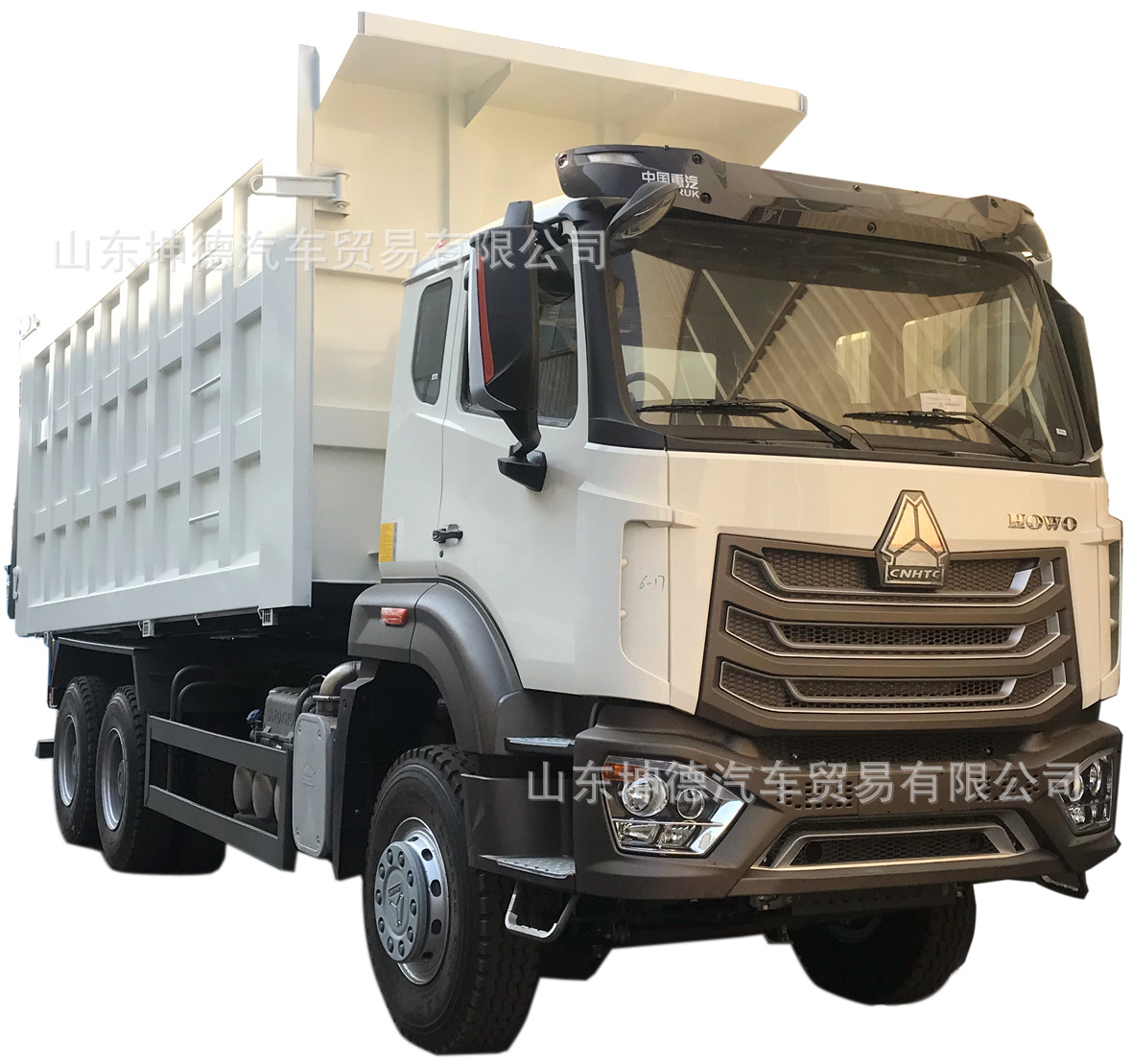 中国重汽豪沃N国二自卸卡车及配件出口津巴布韦电话18953179828